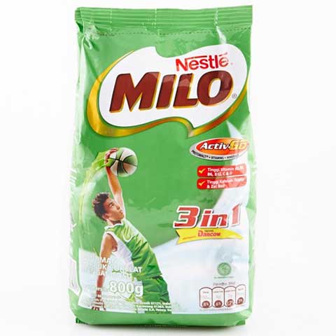 MILO 3IN1 POUCH 800GR